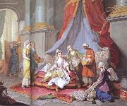 Charles Amedee Philippe Van Loo The Sultana at her Toilette oil painting reproduction